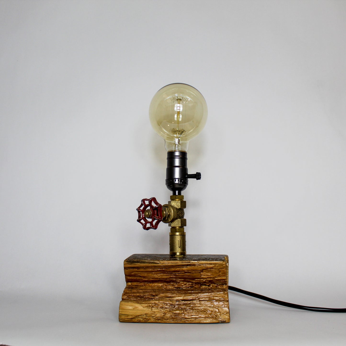Industrial steampunk desk table lamp