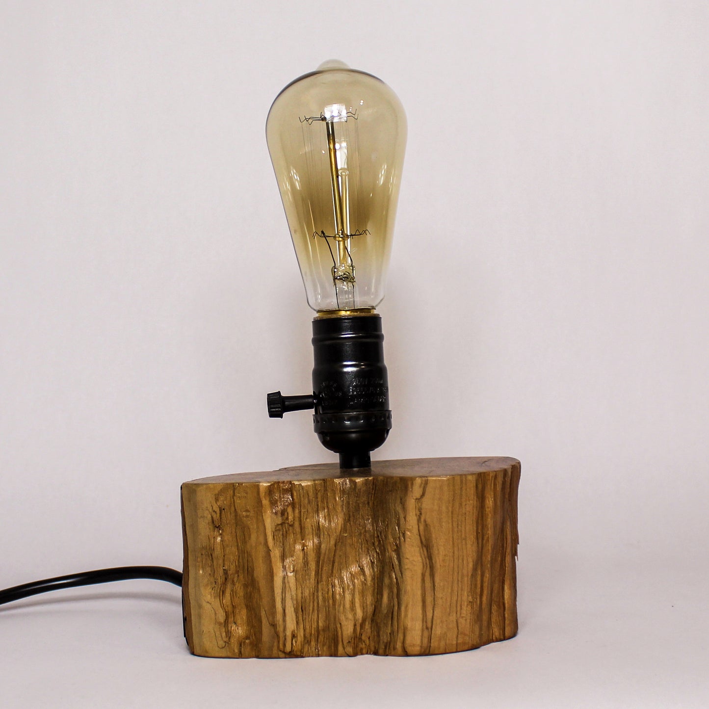 Olive tabletop lamp (Left)