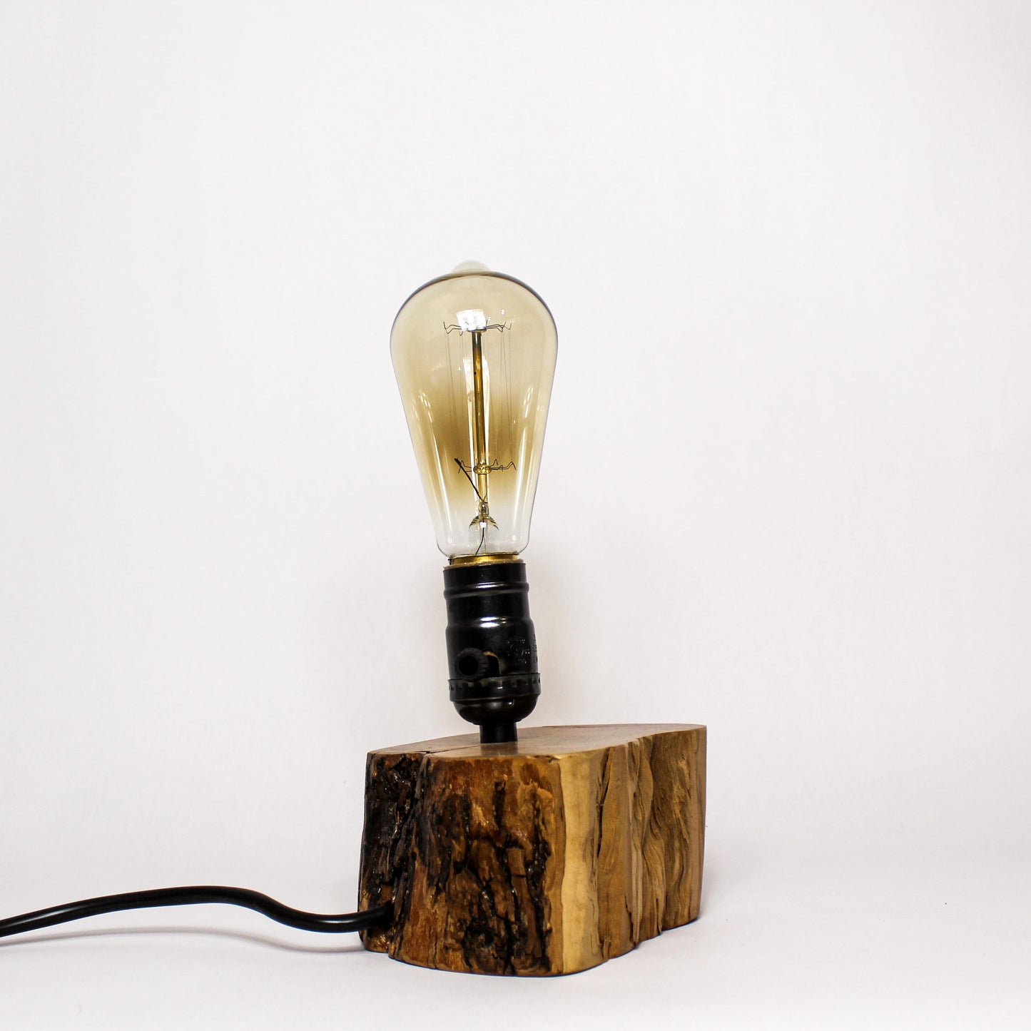 Olive tabletop lamp (Left)