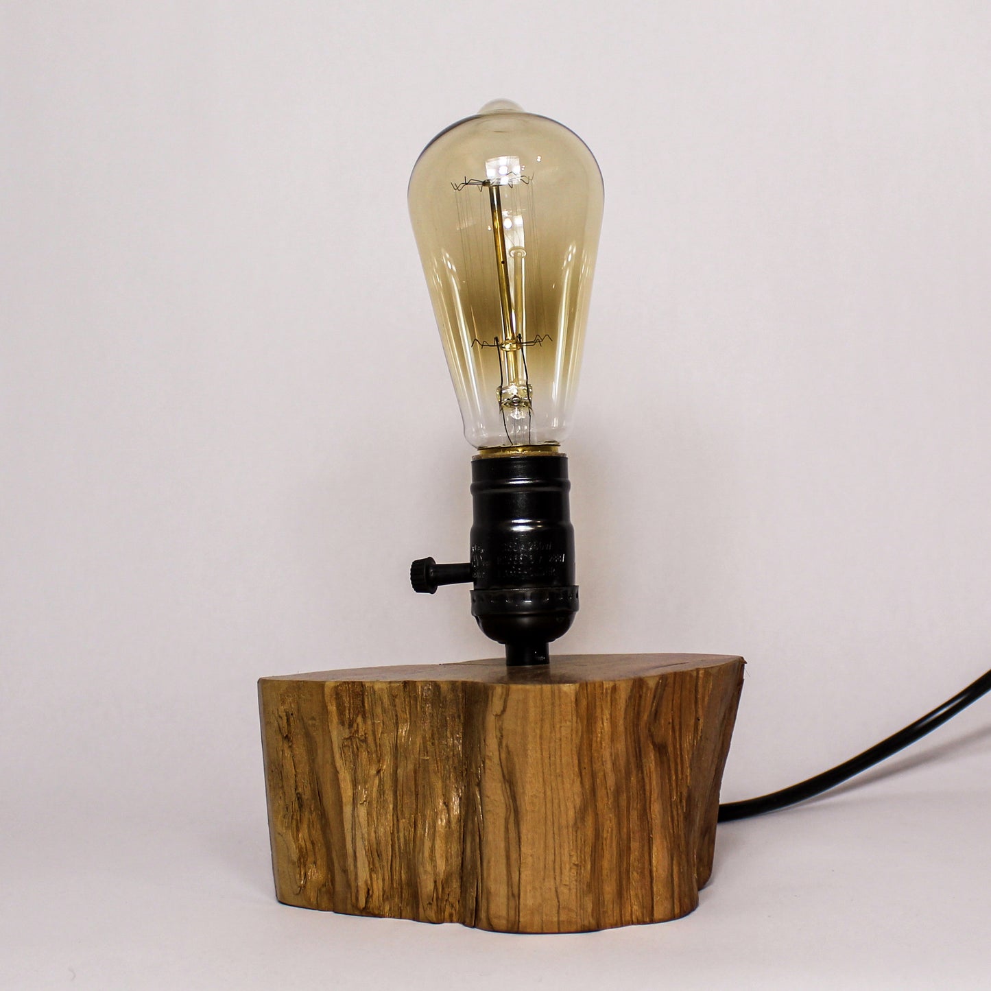 Olive tabletop lamp (Left)