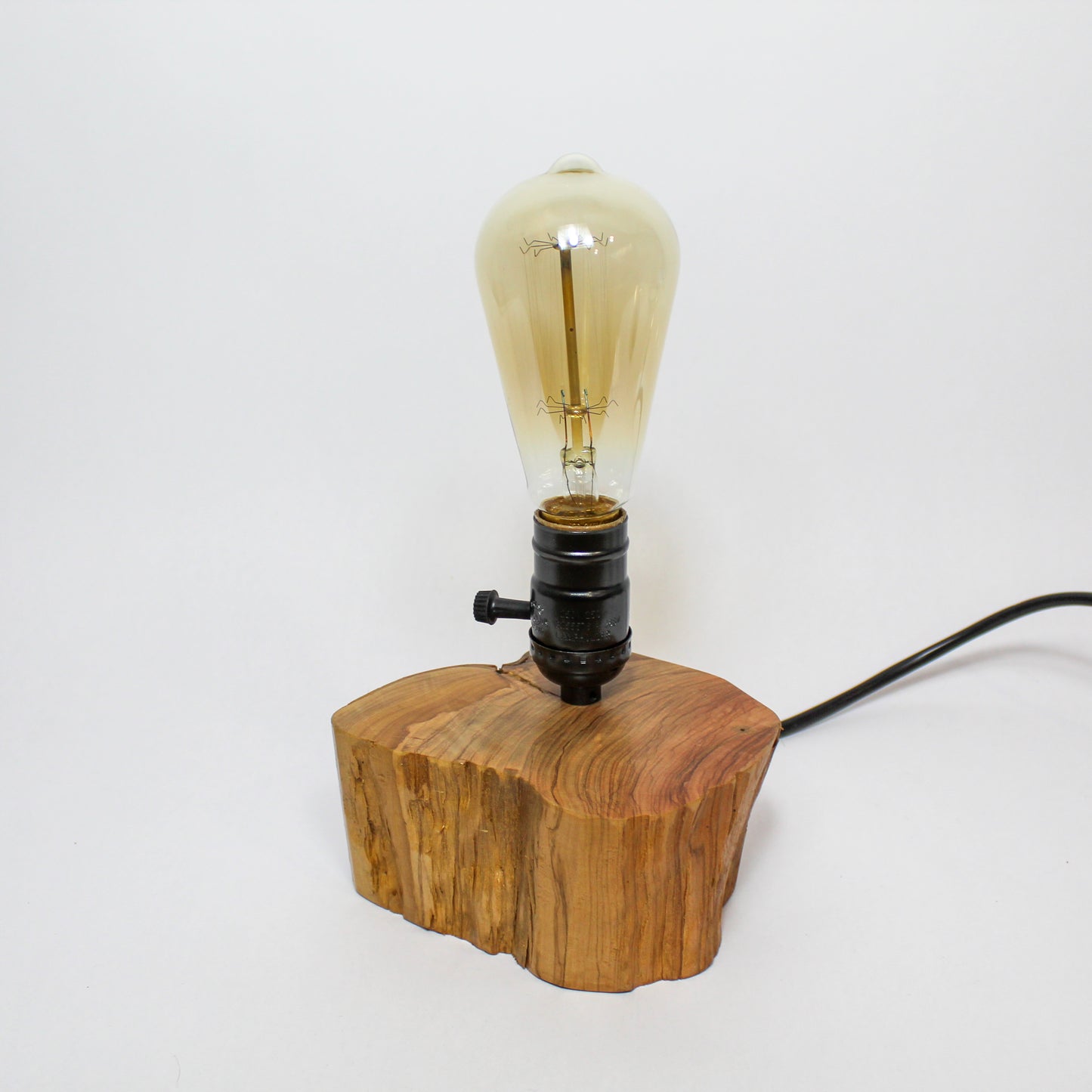 Olive tabletop lamp (Left)