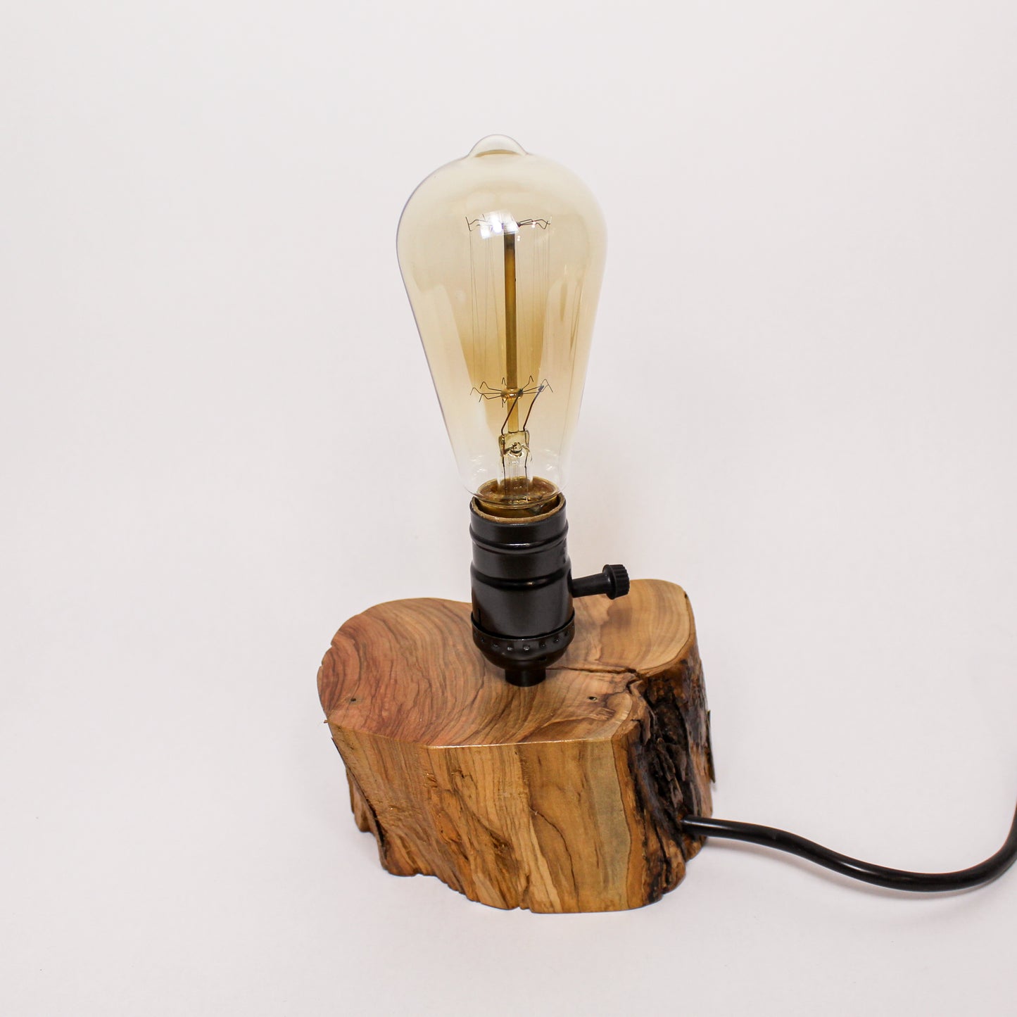 Olive tabletop lamp (Left)