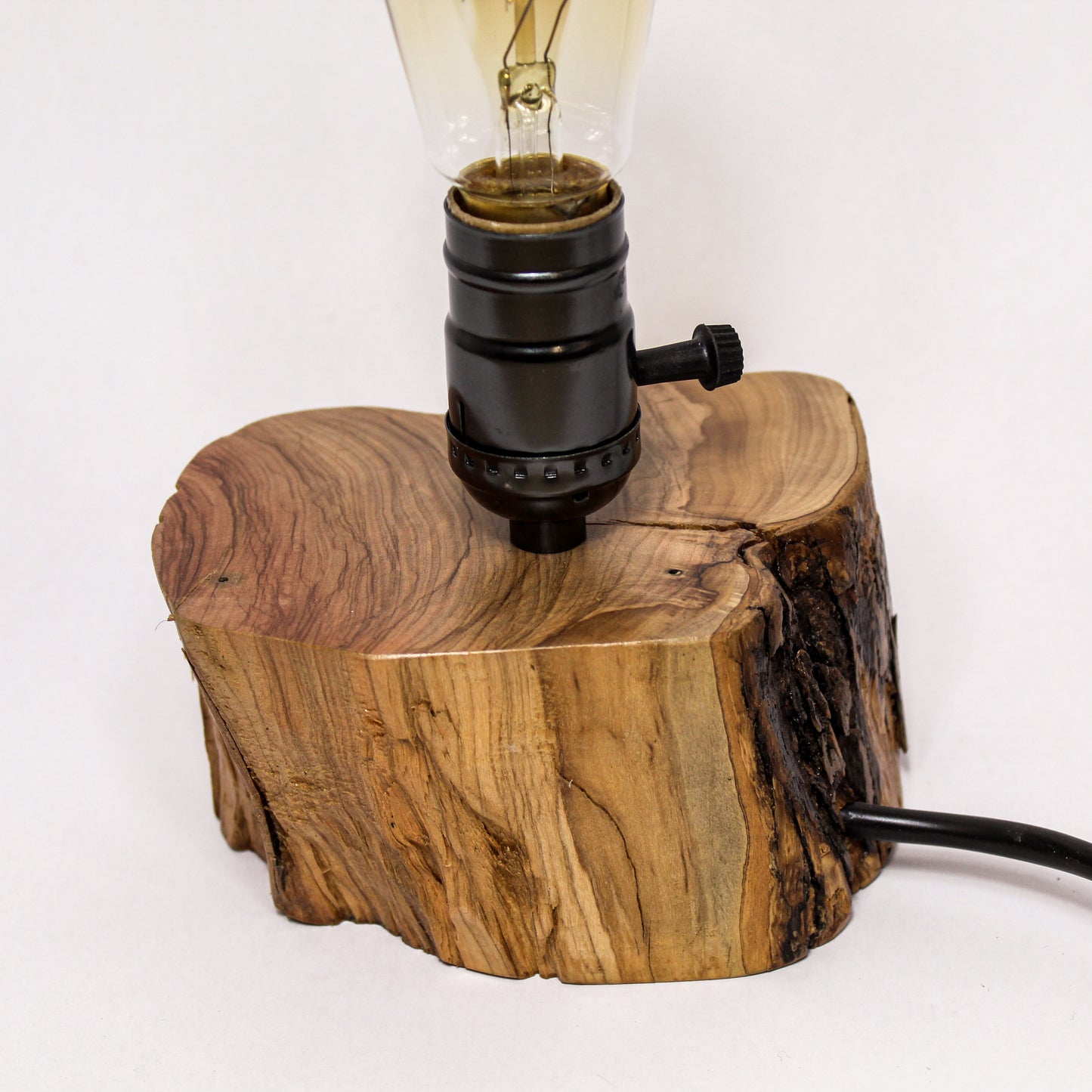 Olive tabletop lamp (Left)