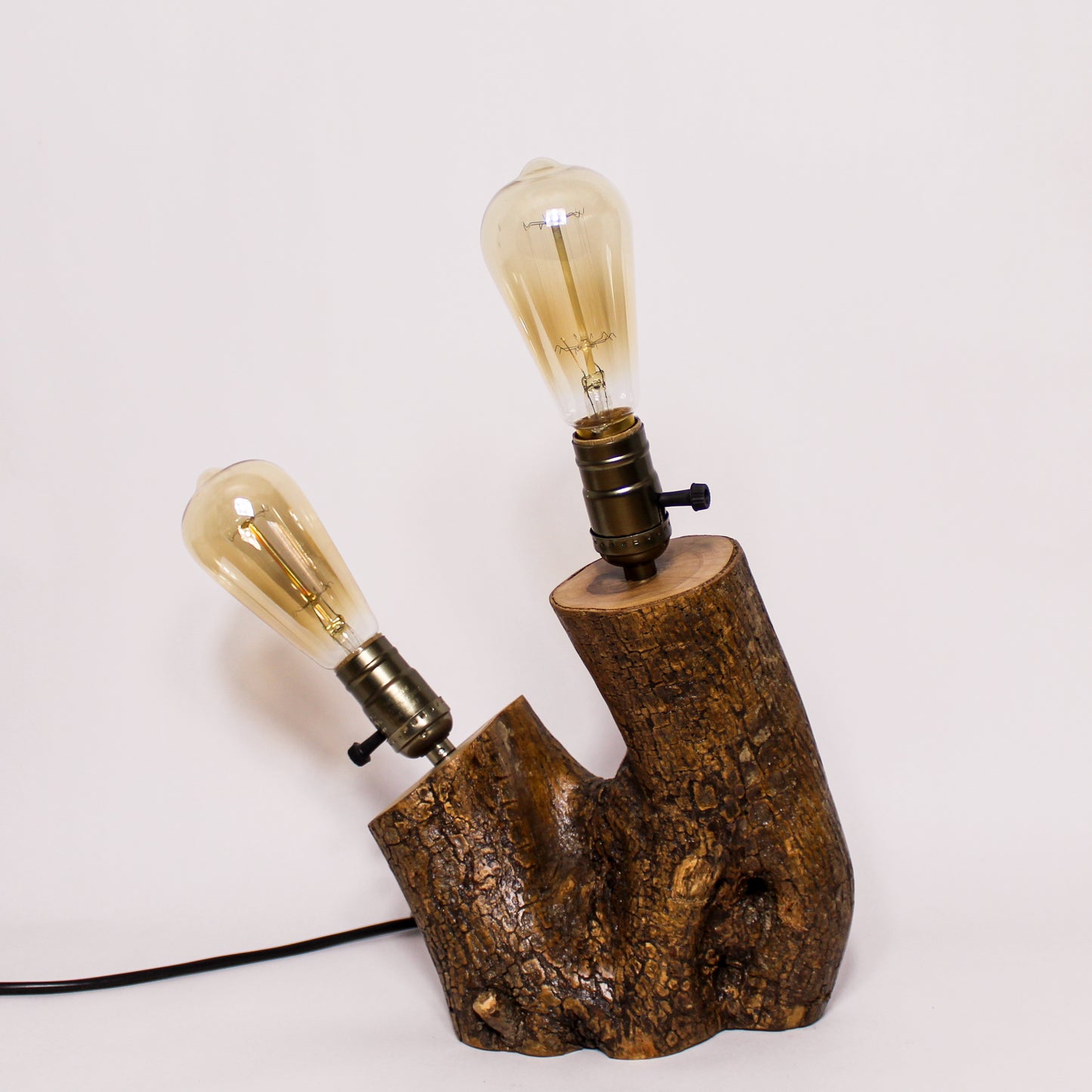 Olive Tree Double Branch Table Light