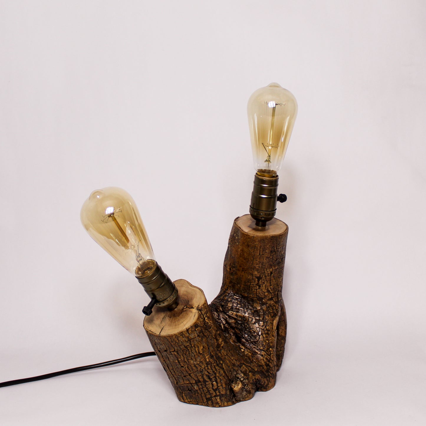 Olive Tree Double Branch Table Light