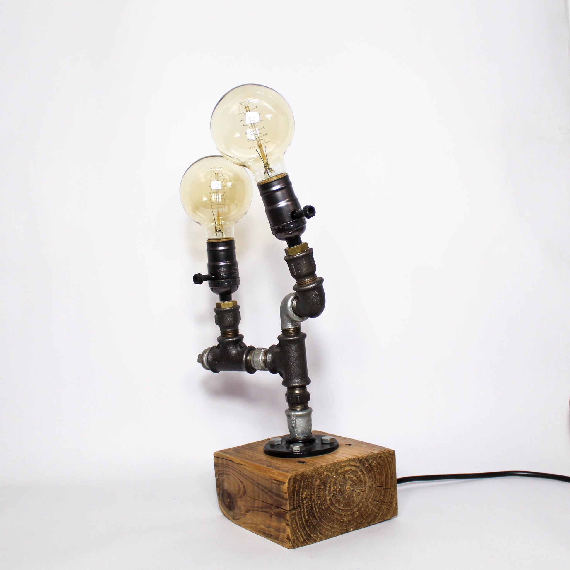 Steampunk Lamp, Edison Table Lamp, Desk Lamp, Pipes Lamp, Industrial Desk Lamp, Table Lamp, Farmhouse Table Lamp, Steampunk Table Decor