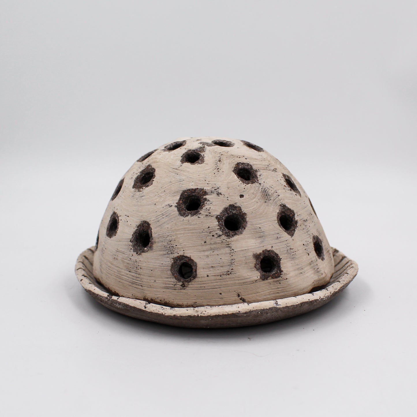 Smoke ceramic incense holder-Tealight holder No1.