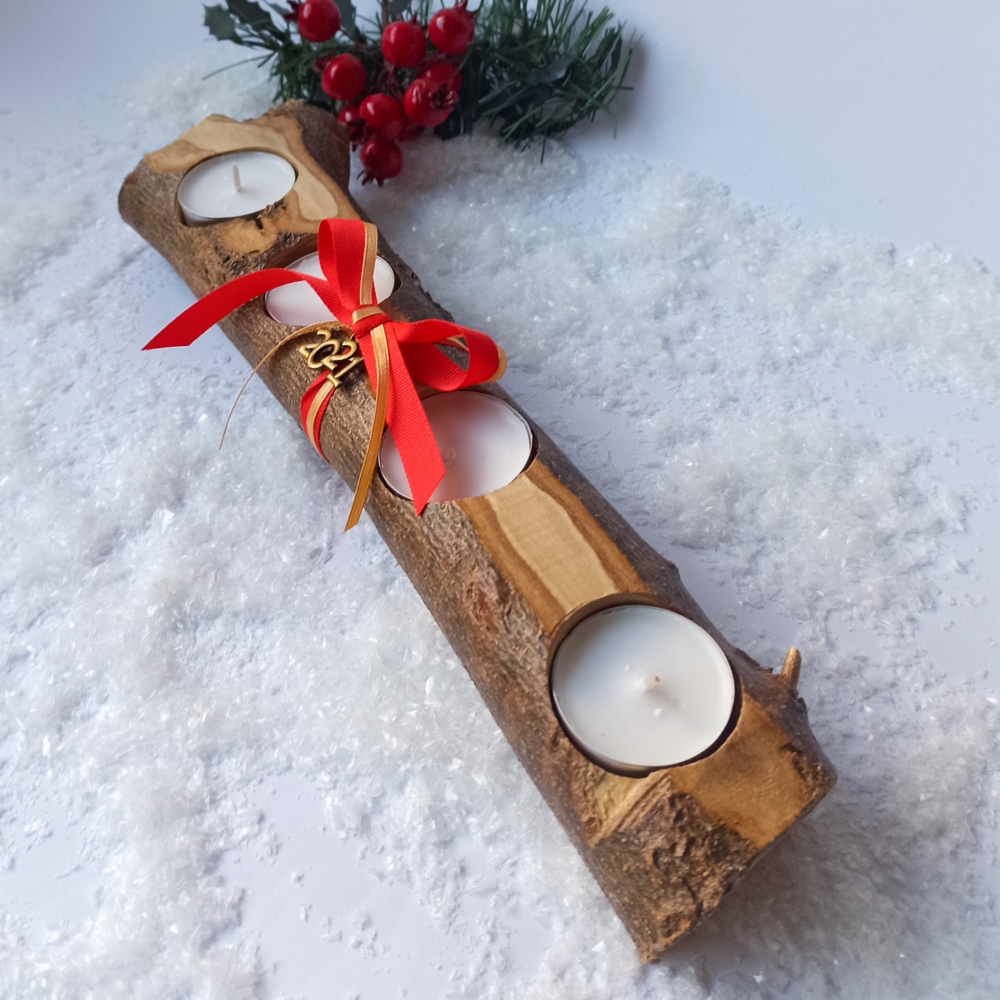 Tree Branch Candle Holder. Table centerpiece.
