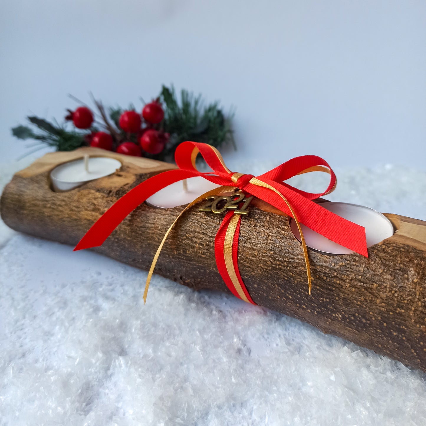 Tree Branch Candle Holder. Table centerpiece.