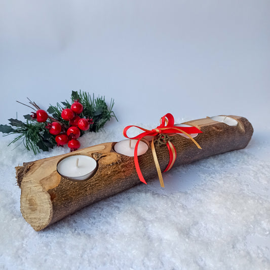 Tree Branch Candle Holder. Table centerpiece.