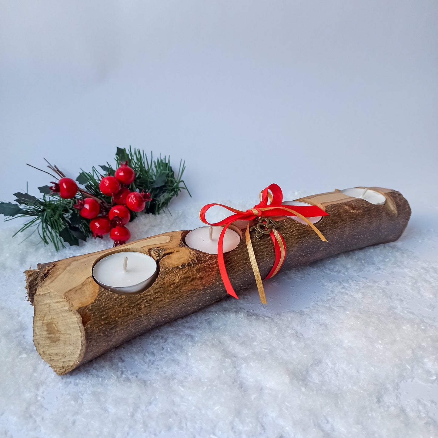 Tree Branch Candle Holder. Table centerpiece.
