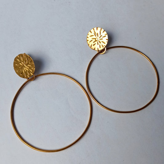 Σκουλαρίκια κρεμαστοί κρίκοι