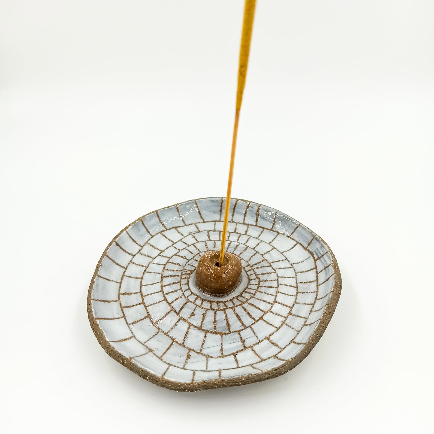 Ceramic handbuilt incense holder No1