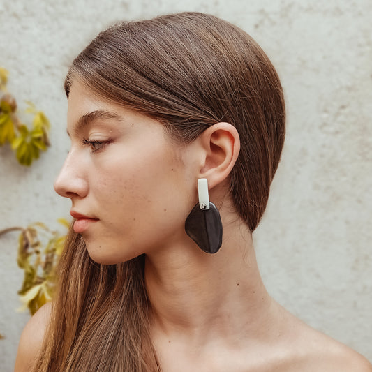 Handmade Porcelain Earrings