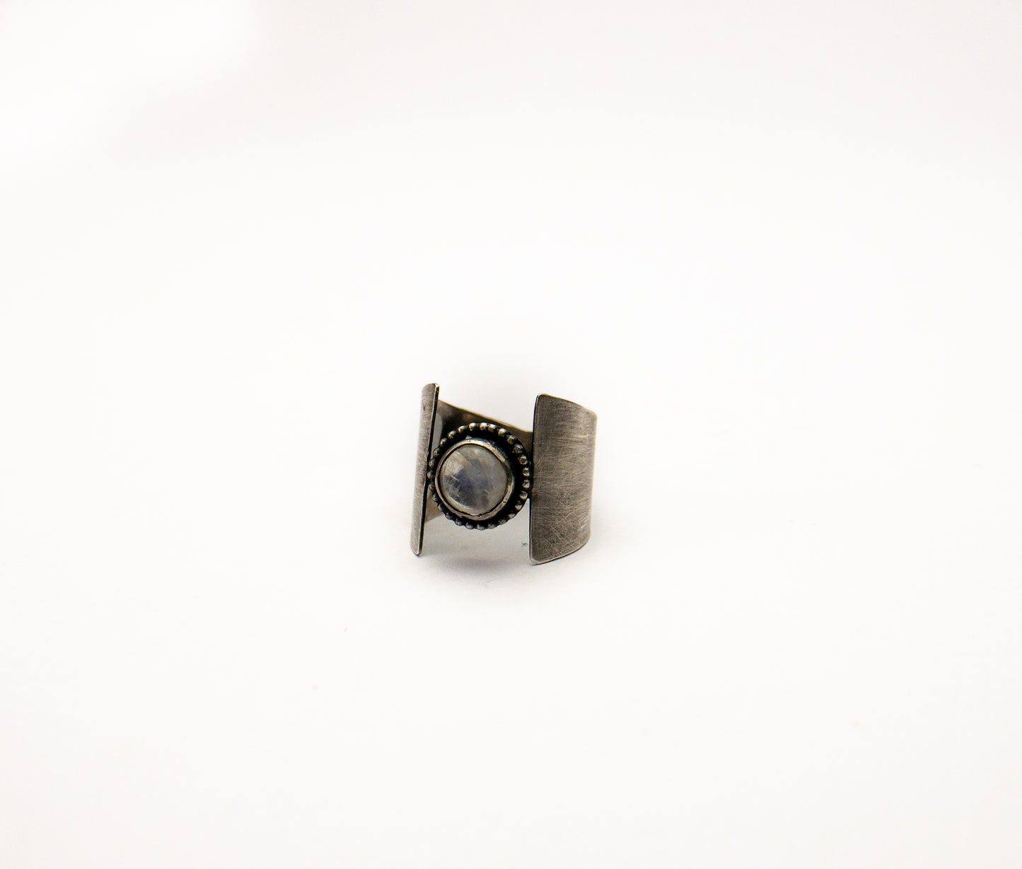 Moonstone Boho Sterling Silver Ring - June Birthstone