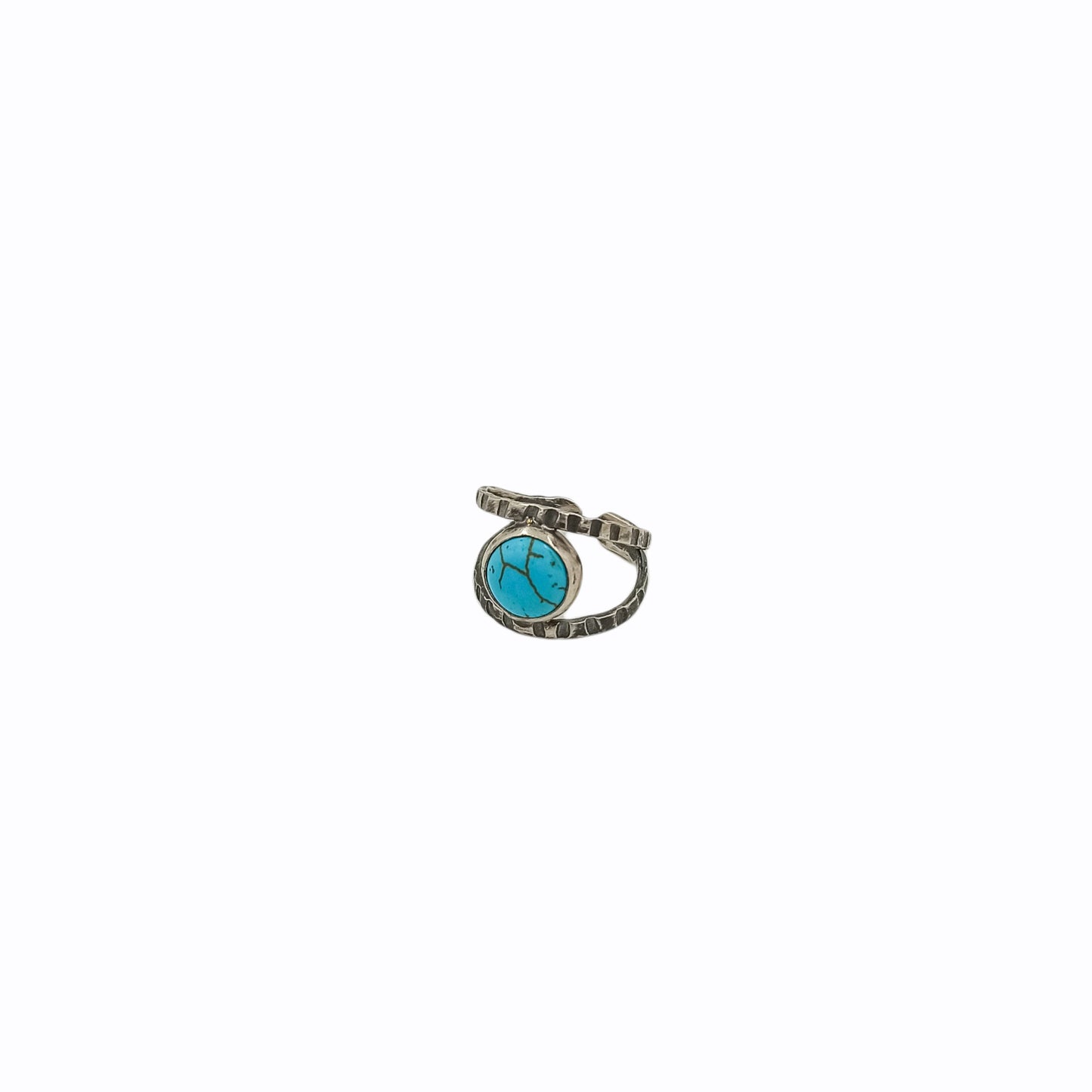 Turquoise Boho Sterling Silver Ring