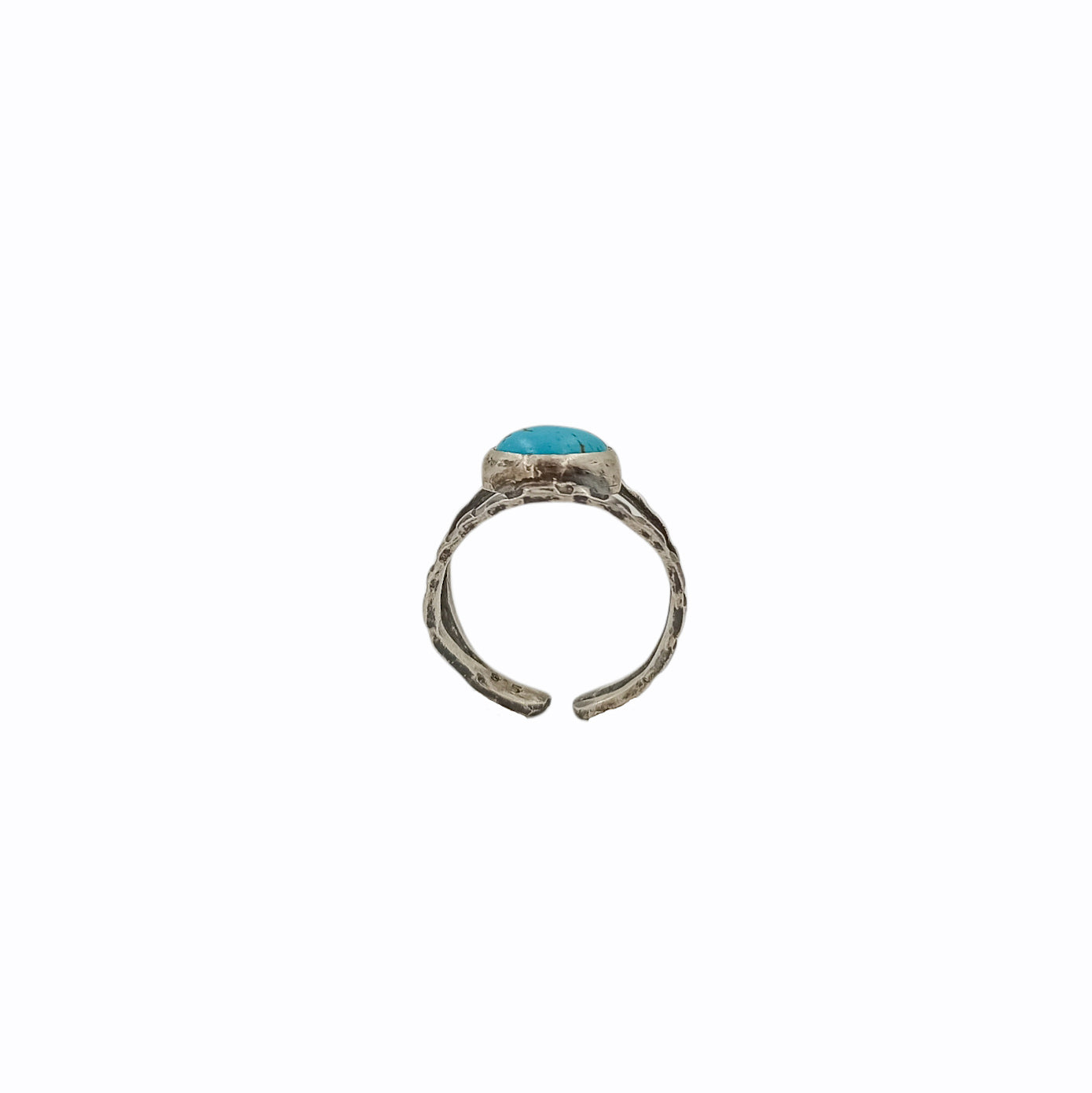 Turquoise Boho Sterling Silver Ring