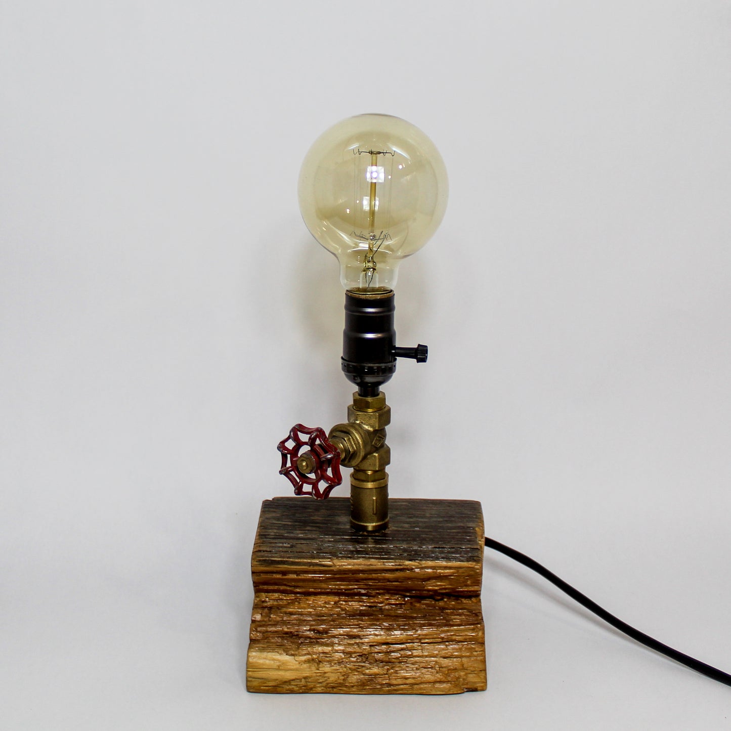 Industrial steampunk desk table lamp