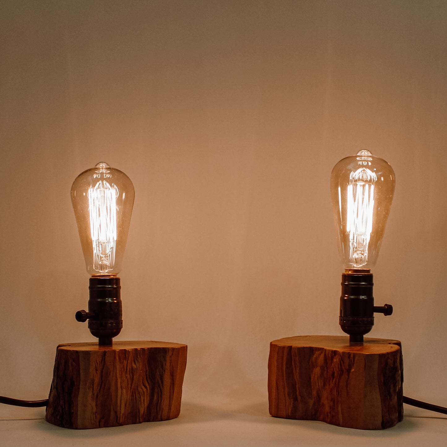 Olive tabletop  lamp (Right)