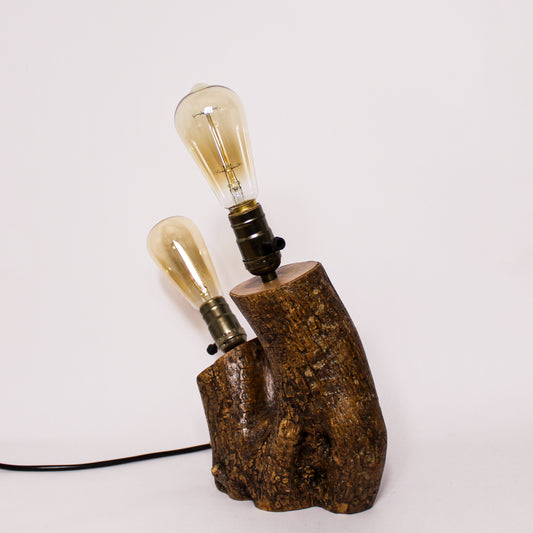 Olive Tree Double Branch Table Light