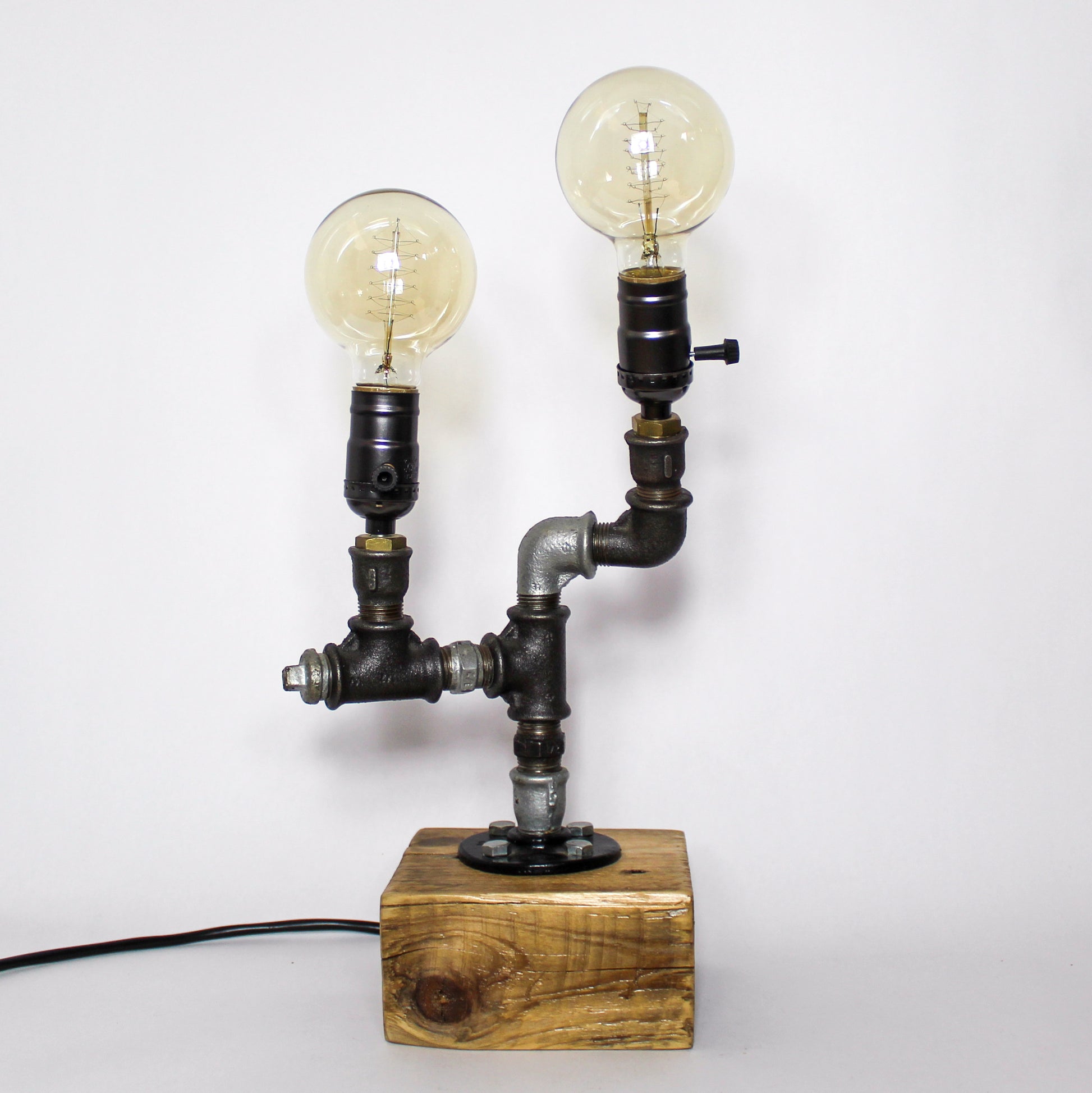 Steampunk Lamp, Edison Table Lamp, Desk Lamp, Pipes Lamp, Industrial Desk Lamp, Table Lamp, Farmhouse Table Lamp, Steampunk Table Decor