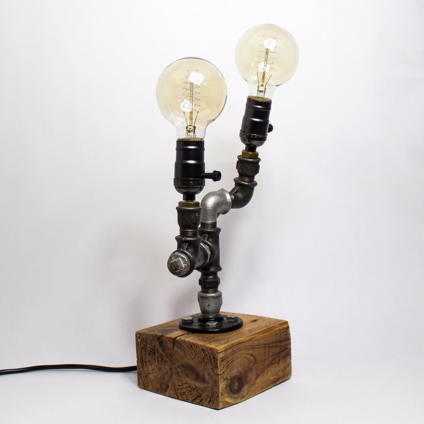 Steampunk Lamp, Edison Table Lamp, Desk Lamp, Pipes Lamp, Industrial Desk Lamp, Table Lamp, Farmhouse Table Lamp, Steampunk Table Decor