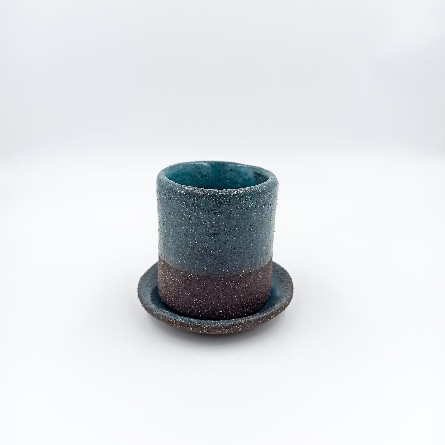 Handbuilt ceramic espresso cup