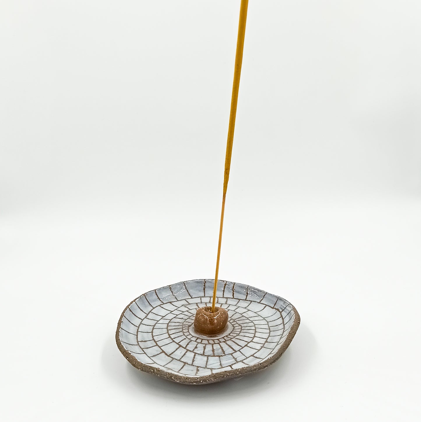 Ceramic handbuilt incense holder No1