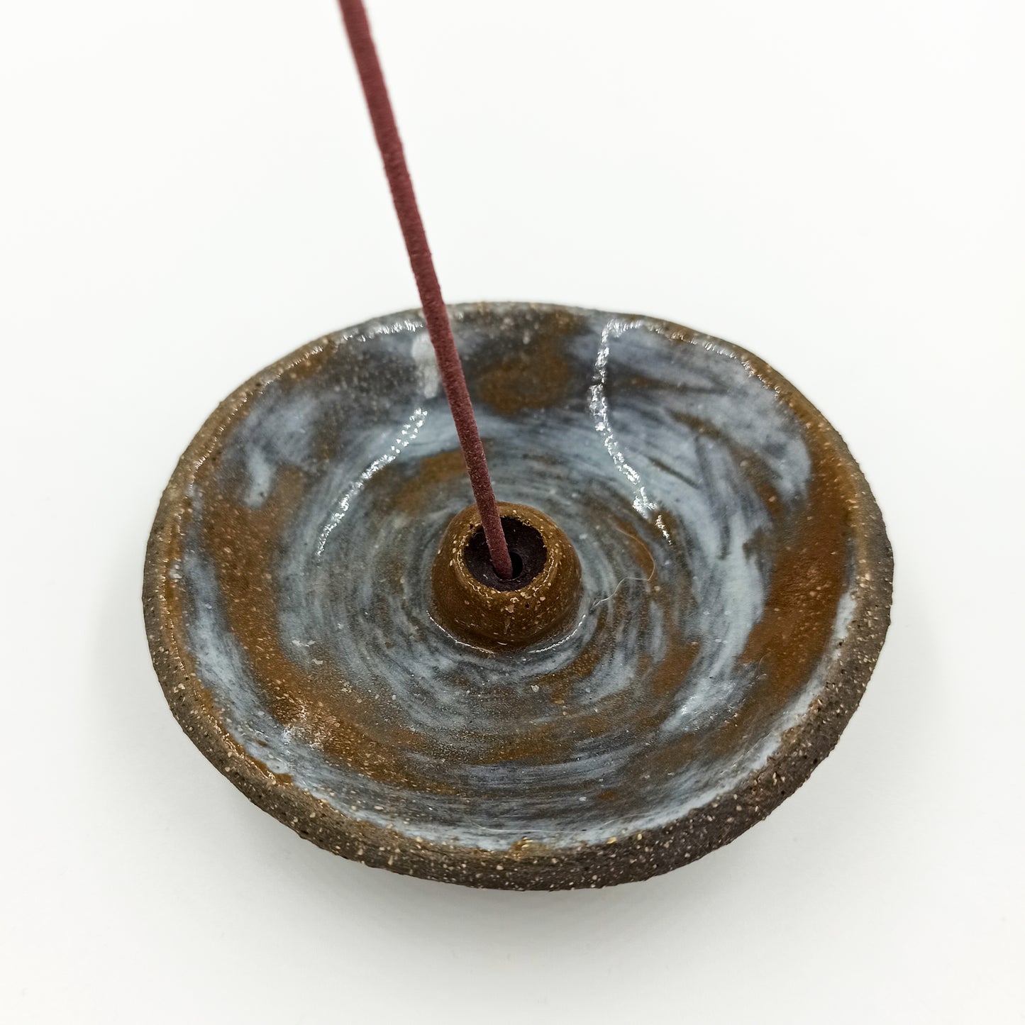 Ceramic handbuilt incense holder No3