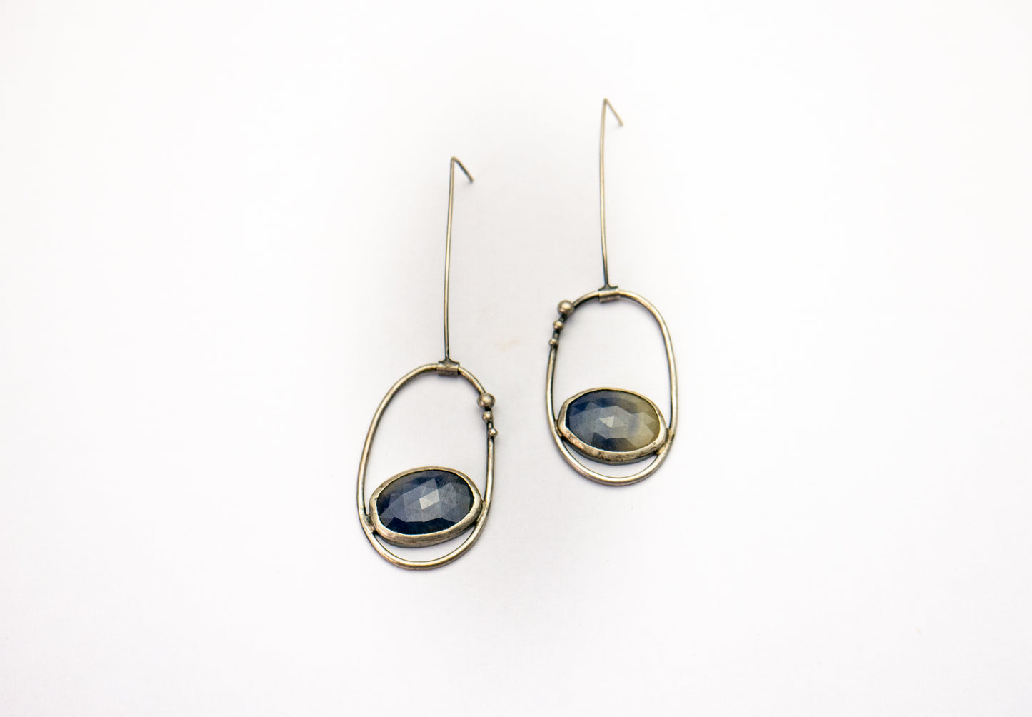Blue Sapphires Earrings