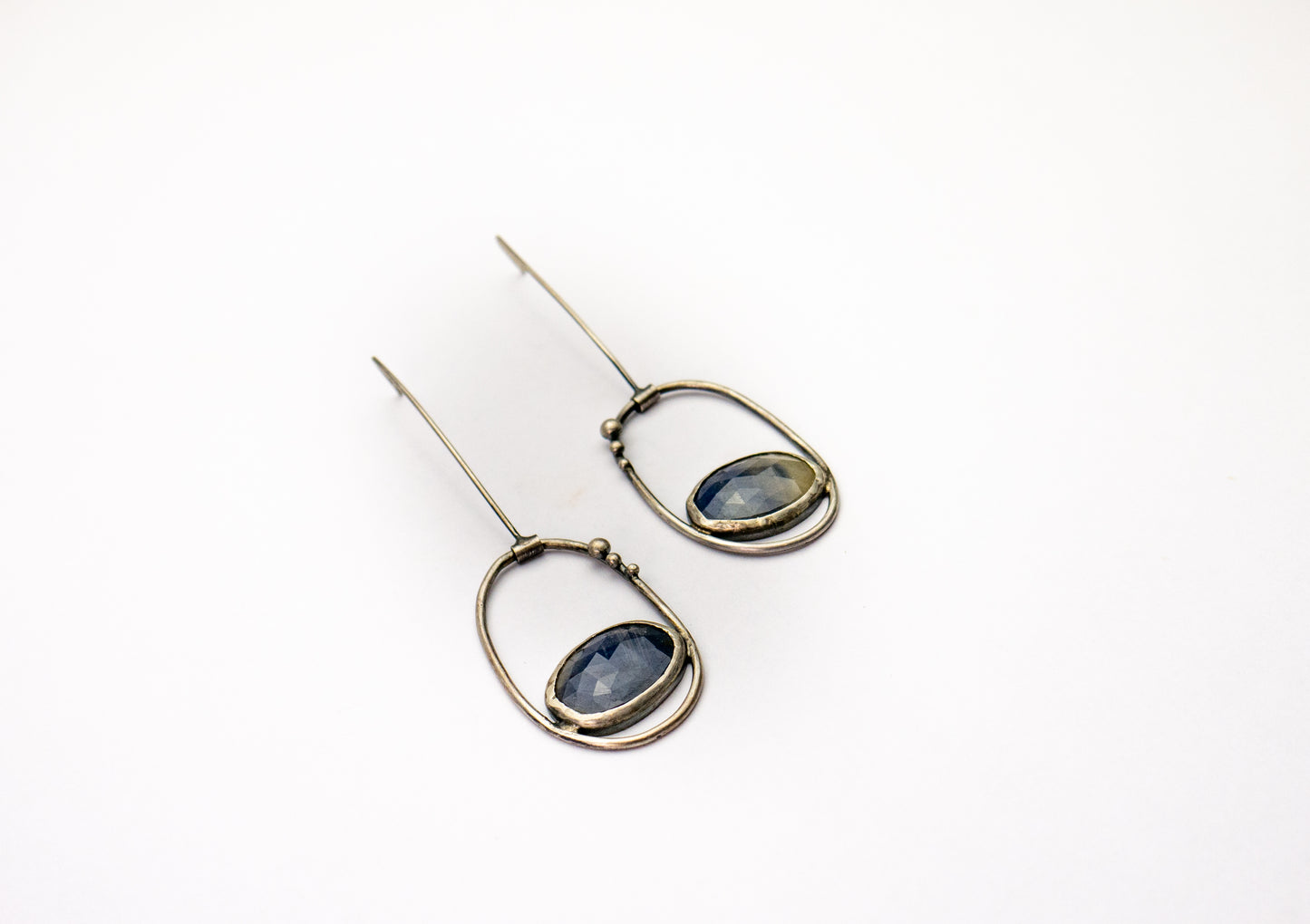 Blue Sapphires Earrings